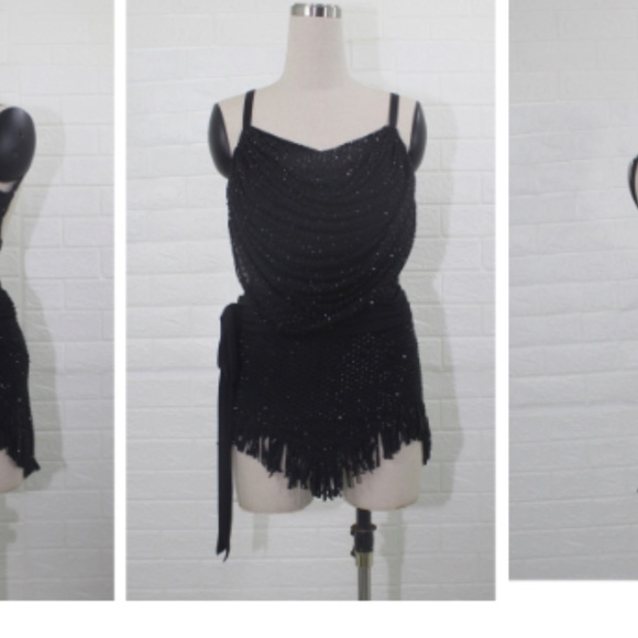 Ballroom Latin Dance or Skating Competition Dress - Picture 4 of 5